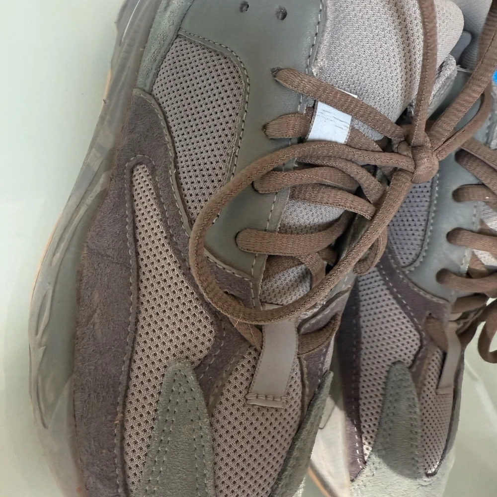 Yeezy Gray and Brown Sneakers - Picture 3 of 6